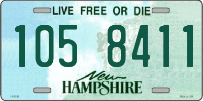 NH license plate 1058411