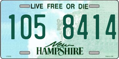NH license plate 1058414