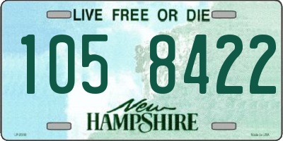 NH license plate 1058422