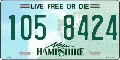 NH license plate 1058424
