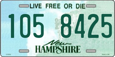 NH license plate 1058425