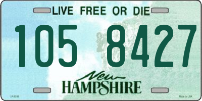 NH license plate 1058427