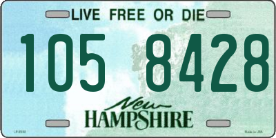 NH license plate 1058428