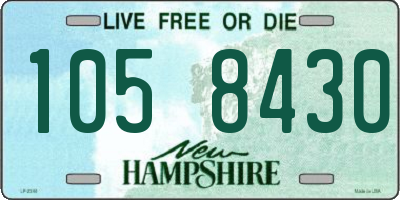 NH license plate 1058430