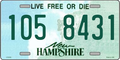 NH license plate 1058431