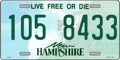 NH license plate 1058433