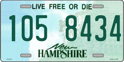 NH license plate 1058434