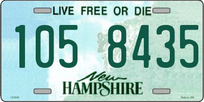 NH license plate 1058435