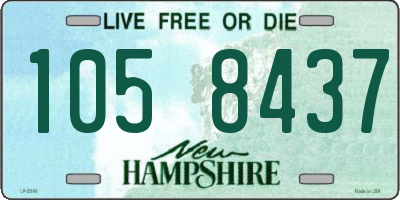 NH license plate 1058437
