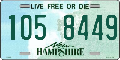 NH license plate 1058449