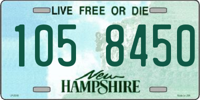 NH license plate 1058450
