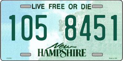 NH license plate 1058451