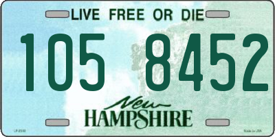 NH license plate 1058452