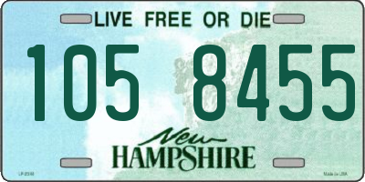 NH license plate 1058455