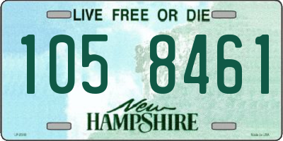 NH license plate 1058461