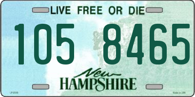 NH license plate 1058465