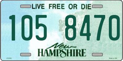NH license plate 1058470