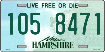 NH license plate 1058471