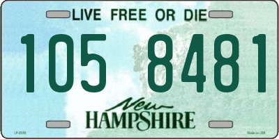 NH license plate 1058481