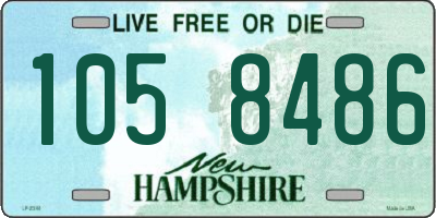 NH license plate 1058486
