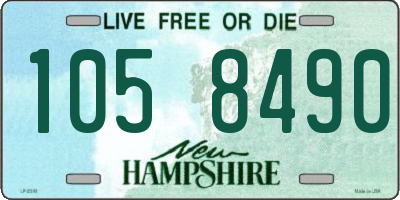 NH license plate 1058490