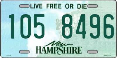 NH license plate 1058496