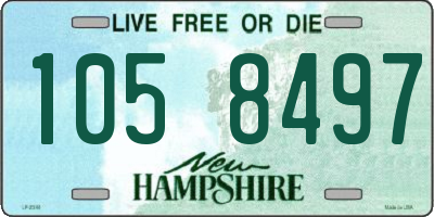 NH license plate 1058497