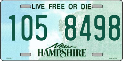 NH license plate 1058498