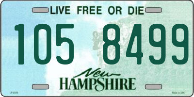 NH license plate 1058499