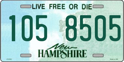 NH license plate 1058505