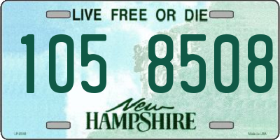 NH license plate 1058508