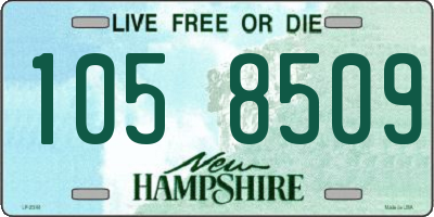 NH license plate 1058509