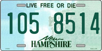 NH license plate 1058514