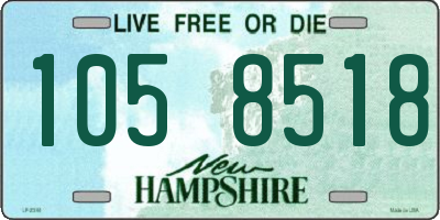 NH license plate 1058518