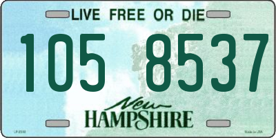 NH license plate 1058537