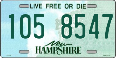 NH license plate 1058547