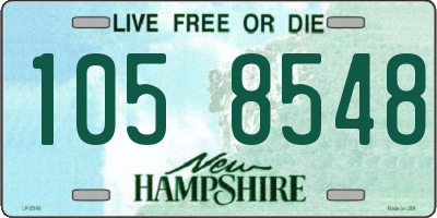 NH license plate 1058548