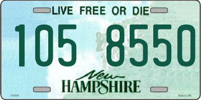 NH license plate 1058550