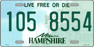 NH license plate 1058554