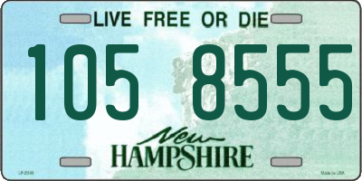 NH license plate 1058555