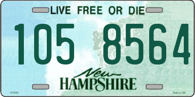 NH license plate 1058564