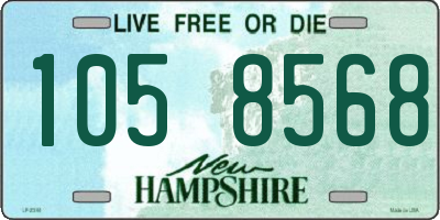 NH license plate 1058568