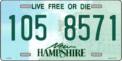 NH license plate 1058571