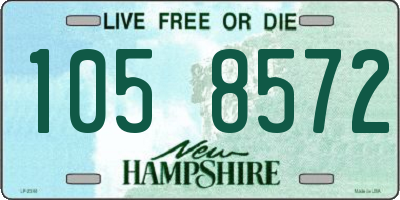 NH license plate 1058572