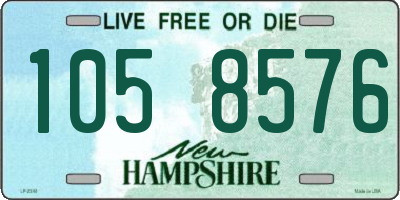 NH license plate 1058576
