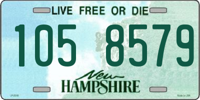 NH license plate 1058579