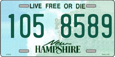 NH license plate 1058589