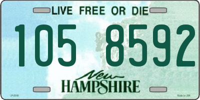NH license plate 1058592