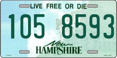 NH license plate 1058593