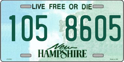 NH license plate 1058605